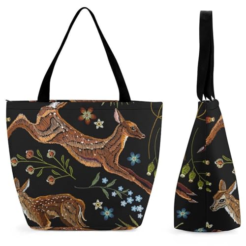 Sac pour femme Cerf Sauvage aux finitions soignées et grand volume chic