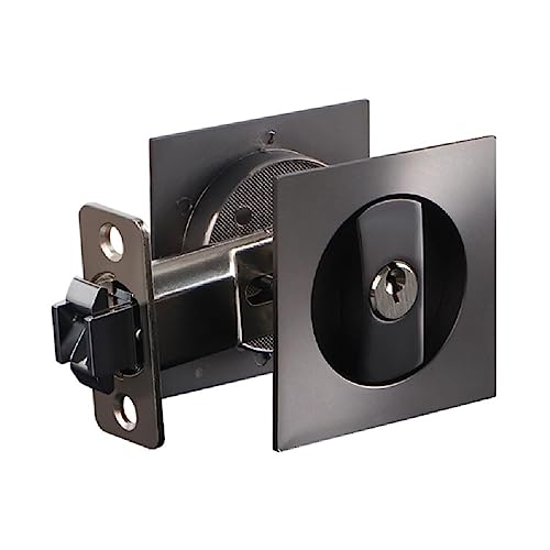 Fechaduras de porta de bolso de privacidade para cama polida fechadura de porta invisível embutida p