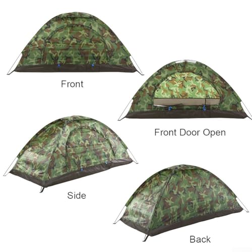 Carpa portátil impermeable para camping con estructura reforzada miniatura 6