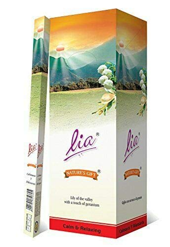 LiaNature's Gift Pure Premium Incense Sticks (25 Packs/ Box, Total 200 Stick Box)