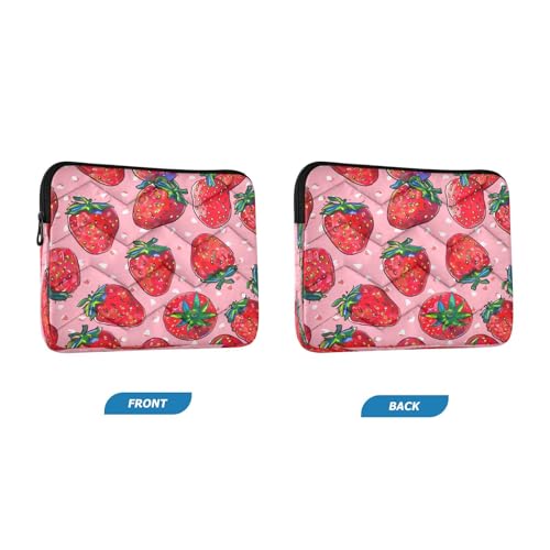 Funda para portátil 13-14 pulgadas impermeable color rosa fresa miniatura 2