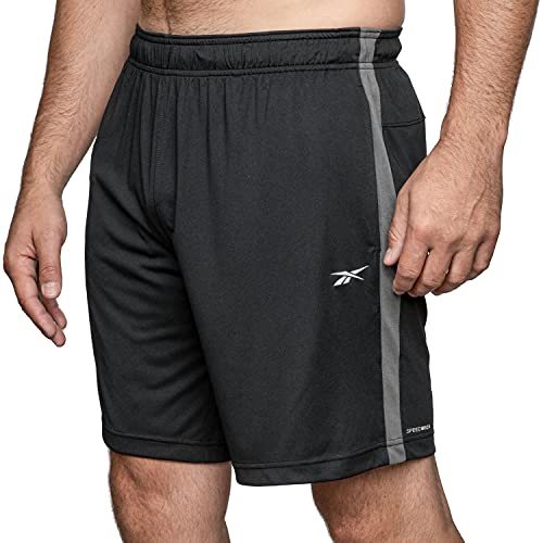 Reebok Men's Active Short (Black Dot, Large) #TOP17