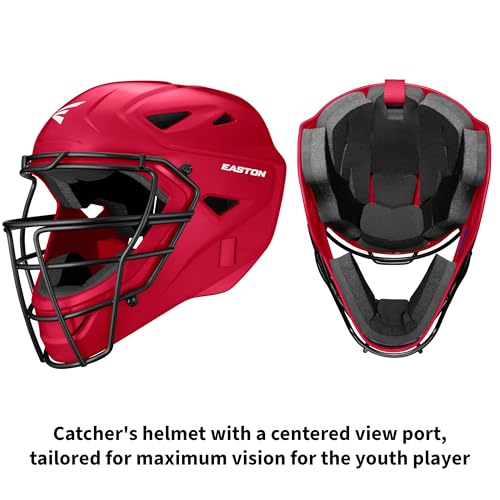 Image of Easton | Black Magic 3.0 Youth Baseball Catcher Gear Set | Helmet, Chest Protector & Leg Guards | Multiple Sizes /Colors