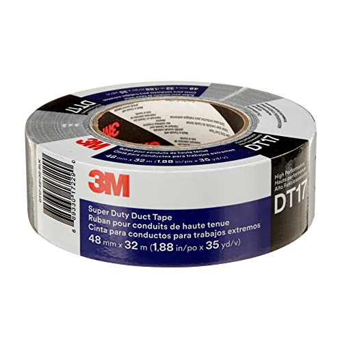 Image of 3M Super Fabric Tape DT17, Black, 48 mm x 32 m, 0.43 mm