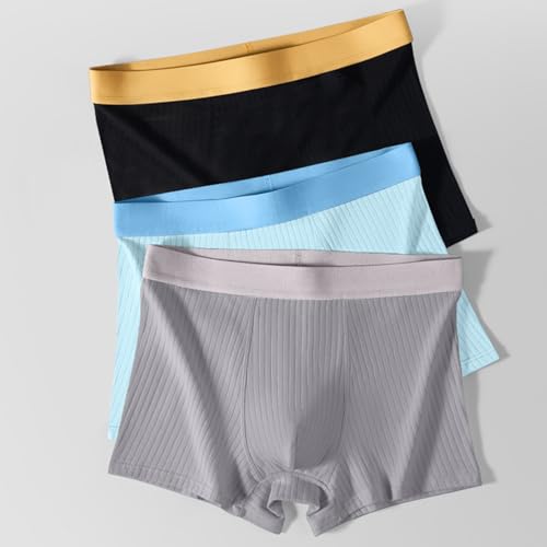 Mens Underwear 5 Pack Moisture Wicking Stretch Performance Solid Boxer Briefs for Men3