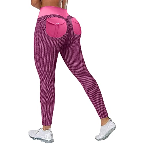 Zunfeo Womens Yoga Pants High Waisted Seamless Fitted Gym Athletic Leggings Quick Dry Butt Lifting Solid Workout Pants #TOP4