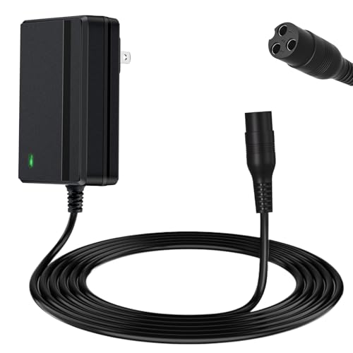 24V Charger for Electric Scooter Razor MX350 E100 E125 E150 E175 E200 E200S E300 E300S MX400 Dirt Rocket Dirt Bike Dirt Quad Motorcycle Pocket Mod Sports Mod 3-Prong Power Supply 24V Battery Charger