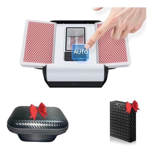 Rechargeable Automatic Card Shuffler — Dual Modes (Auto & Semi-Auto),