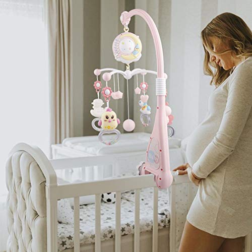 Lazyspace Babywieg Mobiel met Opknoping Roterend Speelgoed Baby Mobiel voor kinderbedjes met Muziek, Wieg Mobiel met… - Image 8
