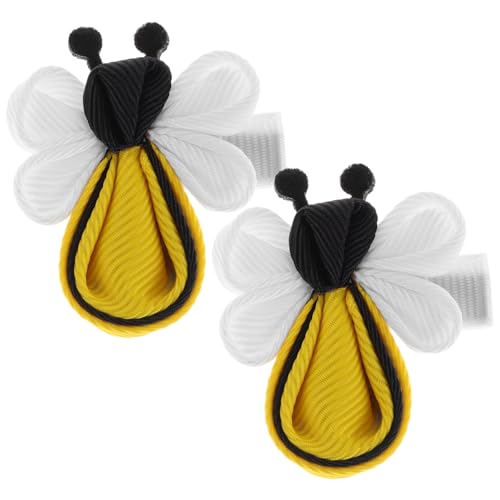 Barrettes à cheveux abeille minkissy lot de 2 pour femmes et filles