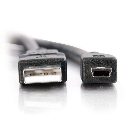 Legrand - C2G Mini Usb 2.0 Cable, Usb A To B Cable, Black Data Transfer Cable, 1 Meter (3.28 Feet) C2G Usb Cable, 1 Count, C2G 27329 #TOP2