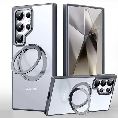 MagsafeΉ MNV[S23 plus p P[X NA 킢 O X^ht }Olbg ϏՌ Galaxy S23 plus p  Jo[ X}zP[X ی }OZ[tΉ Gray