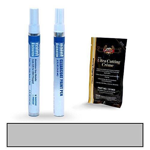 2003 Peugeot All Models Aluminium Grey Metallic EZR Touch Up Paint Pen Kit by PaintScratch - Original Factory OEM Automotive Paint