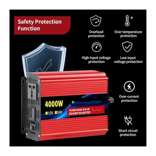 Convertisseur puissance DC 12V 24V vers AC 220V contre les pannes