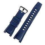 SYFCSEW Correa de caucho de silicona compatible con Casio G-SHOCK GST Series GST-W300 210 400G S130 S310 S330 B100 pulsera deportiva, talla única, ágata