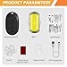 Wireless Emergency Strobe Lights with Remote | USB Rechargeable LED Light Kit (1-Pack) | 7 Colors for Car, Truck, Motorcycle, Drone