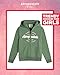 AEROPOSTALE Girls Zip Up Hoodie - Soft Cozy Fleece Full Zip Graphic Hoodies for Girls - Trendy Fall Fashion Kids Sweatshirts, Size 7-8, Green