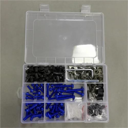 Kit visserie moto pour 1290 Super Duke R GT boulons de carénage de rechange bleus
