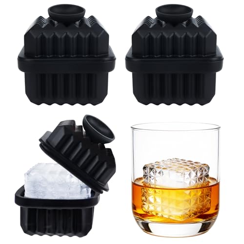 Bandeja de silicona para cubos de hielo grande 3 unidades miniatura 1