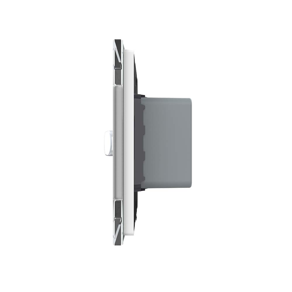 LIVOLO Bewegungsmelder Sensorschalter Touch Glasrahmen VL-C7-01RG-11-A Weiß Automatisch Sensor Timer
