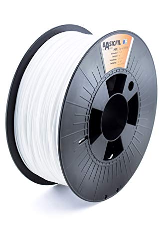 BASICFIL PET 1,75 mm 1 kg, wit (wit), 3D-printerfilament