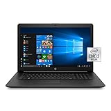 HP 17.3 Inch Laptop Computer 10th Gen Intel Core i3 1005G1 up to 3.4GHz, 4GB RAM, 16GB, 1TB HDD, DVD, WiFi, Bluetooth, Windows 10 (Renewed)