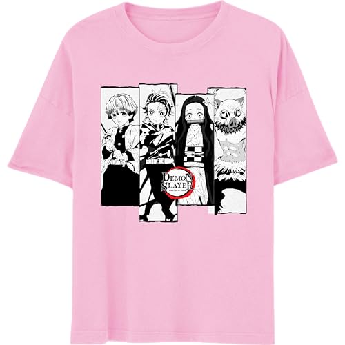 Demon Slayer Manga Characters Men's and Women's Short Sleeve T-Shirt2