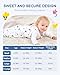 TURMEWU Baby Sleep Sack 18-24 Months, 100% Organic Cotton Wearable Blanket for Babies, 2-Way Zipper TOG 0.5 Lightweight Breathable Baby Sleeping Bag, 4 Sizes-XL Animal&Plant&White
