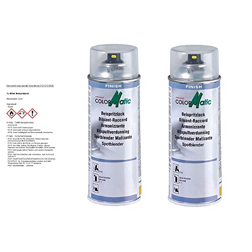 2 x colormatic 400 ml beispritzlack Cover