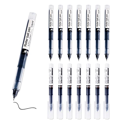 Stylos à bille encre liquide fournitures de bureau et écriture cursive lot de 15