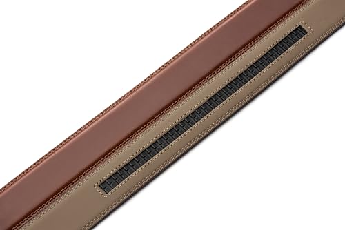 Image of CHAOREN Ratchet Belt Replacement Strap 1 1 /4 inch | Leather Belt Strap for 32mm Slide Click Buckle