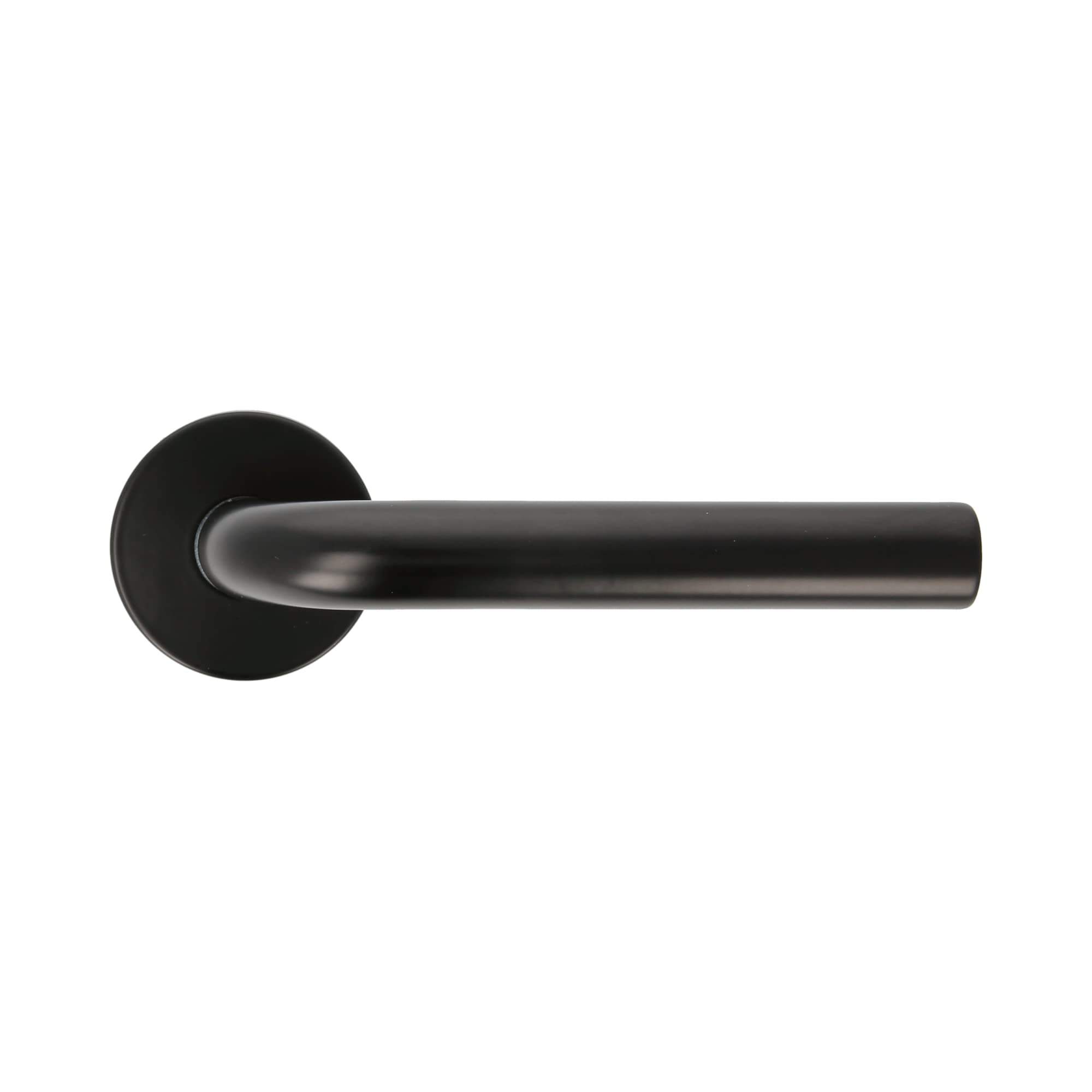 Amig - Set of Handles with Internal Rosette for Doors, Black, diameter 52 MM - Image 2