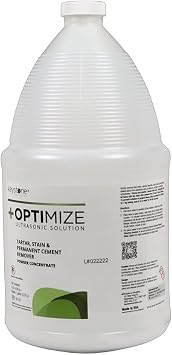 Dental Ultrasonic General Purpose Enzyme Tartar, Stain, Permanent Cement Remover Solution Concentrate