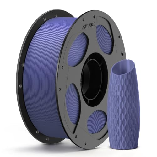 Anycubic PLA 3D Printer Filament, Intelligent PLA Filament Enhanced Smart Printing, 3D Printing PLA Filament 1.75mm Dimensional Accuracy +/- 0.02mm, 1KG Reusable Spool (2.2 lbs), Interstellar Violet