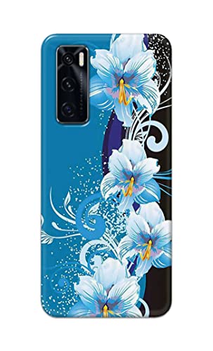 Image of PRINTFIDAA Beautiful Floral Design Printed Designer Hard Case for Vivo V20 SE Back Cover -(e) RPM1006