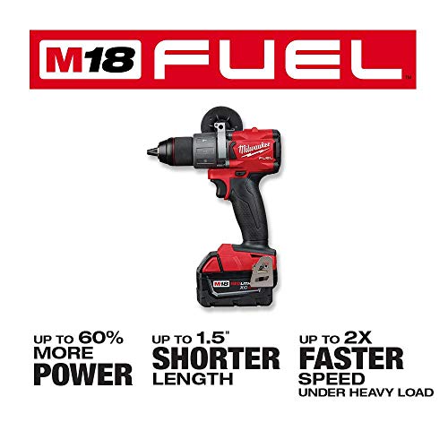 Milwaukee 2999-22CX M18 FUEL 18-Volt Lithium-Ion Brushless Cordless Surge Impact Driver/Hammer Drill Combo Kit (2-Tool)
