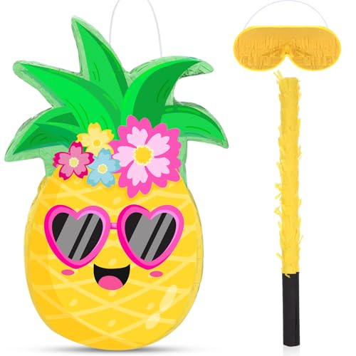 Piñata ananas Threan pour anniversaire hawaïen et luau