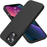 OTOFLY iPhone 13 Mini Case, Black Silicone Phone Case, [Military Grade Drop Protection]...