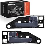 A-Premium Inside Interior Door Handles Compatible with Toyota Solara 1999 2000 2001 2002 2003, Shadow Gray, 2-PC Set, Front Driver and Passenger Side, Replace# 69205-06020-B0