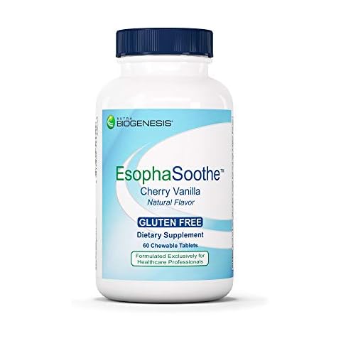 Nutra BioGenesis - EsophaSoothe Chewable Tablets - Cherry Vanilla Flavor, Gluten Free - 60 Chewable Tablets Cover