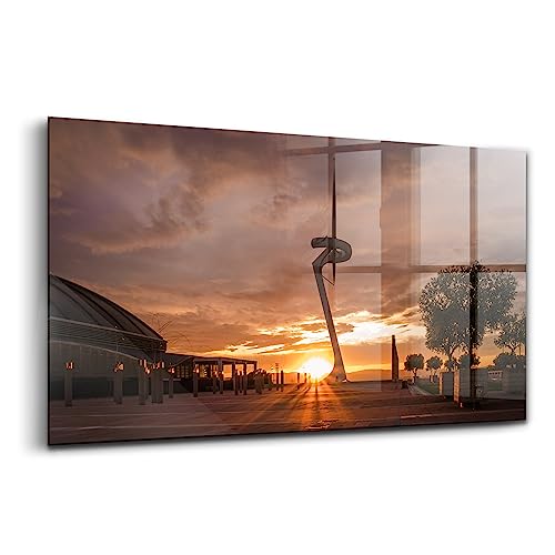 Peinture murale verre durable Wallfluent fini brillant anti-ternissement 100x50