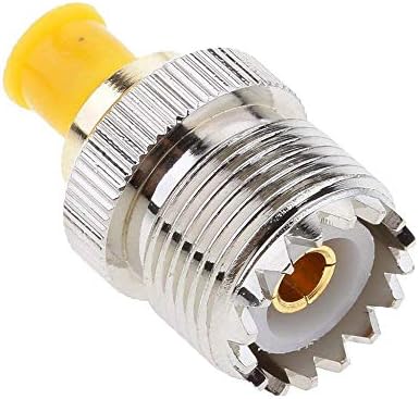 TengKo RF Coaxial Coax Adapter SMA Female to UHF Female SO239 Connector(2PCS)