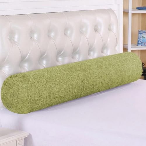 VUIKLCty Almohada cilíndrica Circular for cabecero con Suave Soporte for el Cuello, Ideal for sofás Cama.(120 * 20cm)