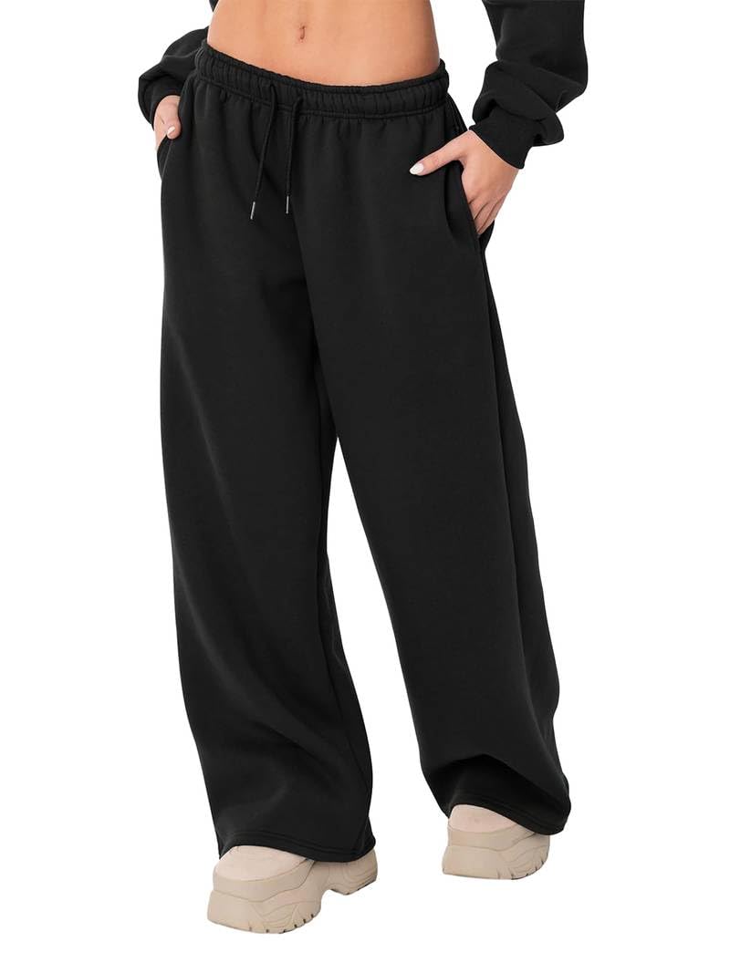 dockstreet Women's/Unisex ONESOPEN Bottom Drawstring Pure Cotton Stretchable Baggy Jogger Pants-picture-14