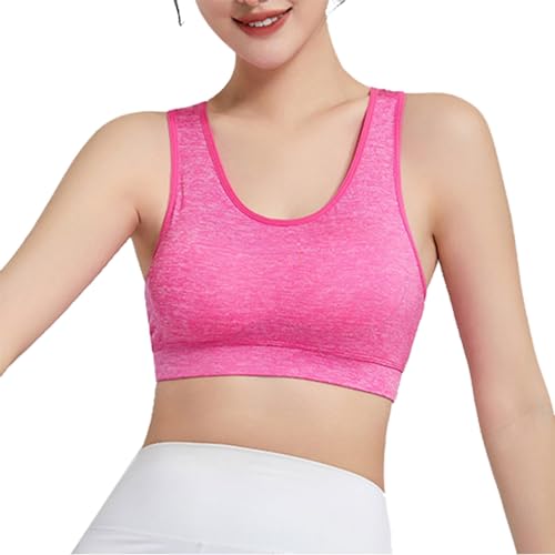 Sujetador deportivo push up sin aros para mujer y top de yoga con espalda abierta