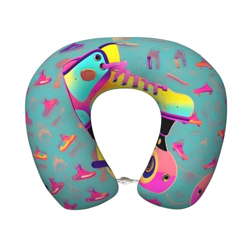 Almohada cervical de poliéster negra tamaño único miniatura 1