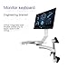 Monitor Keyboard Industrial Equipment Bracket Wall-Mounted Rotating Folding WS11A-300 Computer Bracket