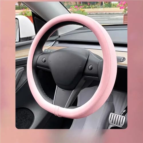 Volante Volante Coche Cubierta Negra del Volante para el Modelo 3 para Y Cubierta Protectora para de Coche Accesorios para automóviles