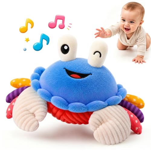 Image of Dancing Crab Baby Toy, Musical Plush Sensory Toy with Recording for Infant