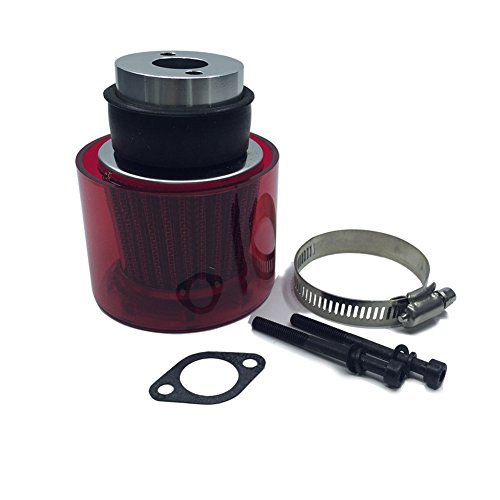 Flmlf Air Filter Set For 1/5 Rc Hpi Baja Rovan King Motor 5B 5T 5Sc Fg Goped (Red-Plastic) #TOP1